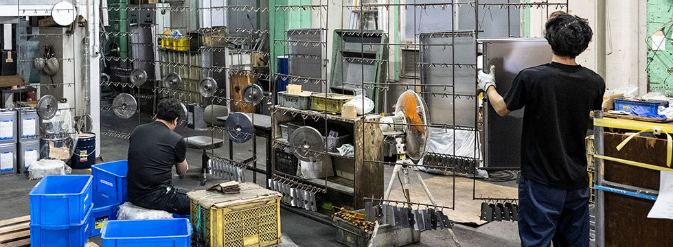 前処理装置　排水装置